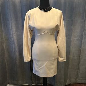 Cream white Zara dress